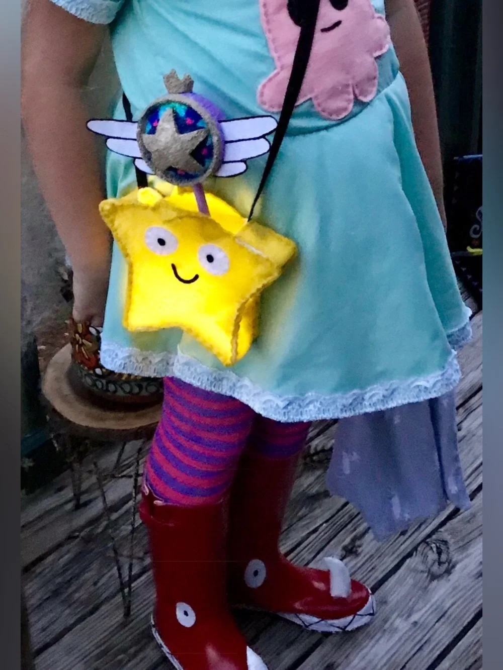 Handmade Star Shape Side Purse From Cosplay Costume Star Vs The Forces Of Evil